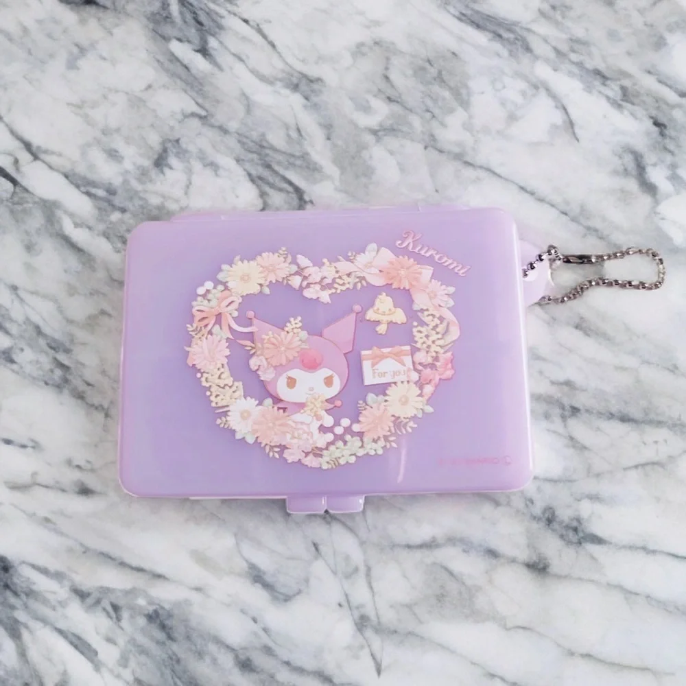 Sanrio Kuromi Mini Accessory Case - Purple, Travel Pill Box, Custom Partitions